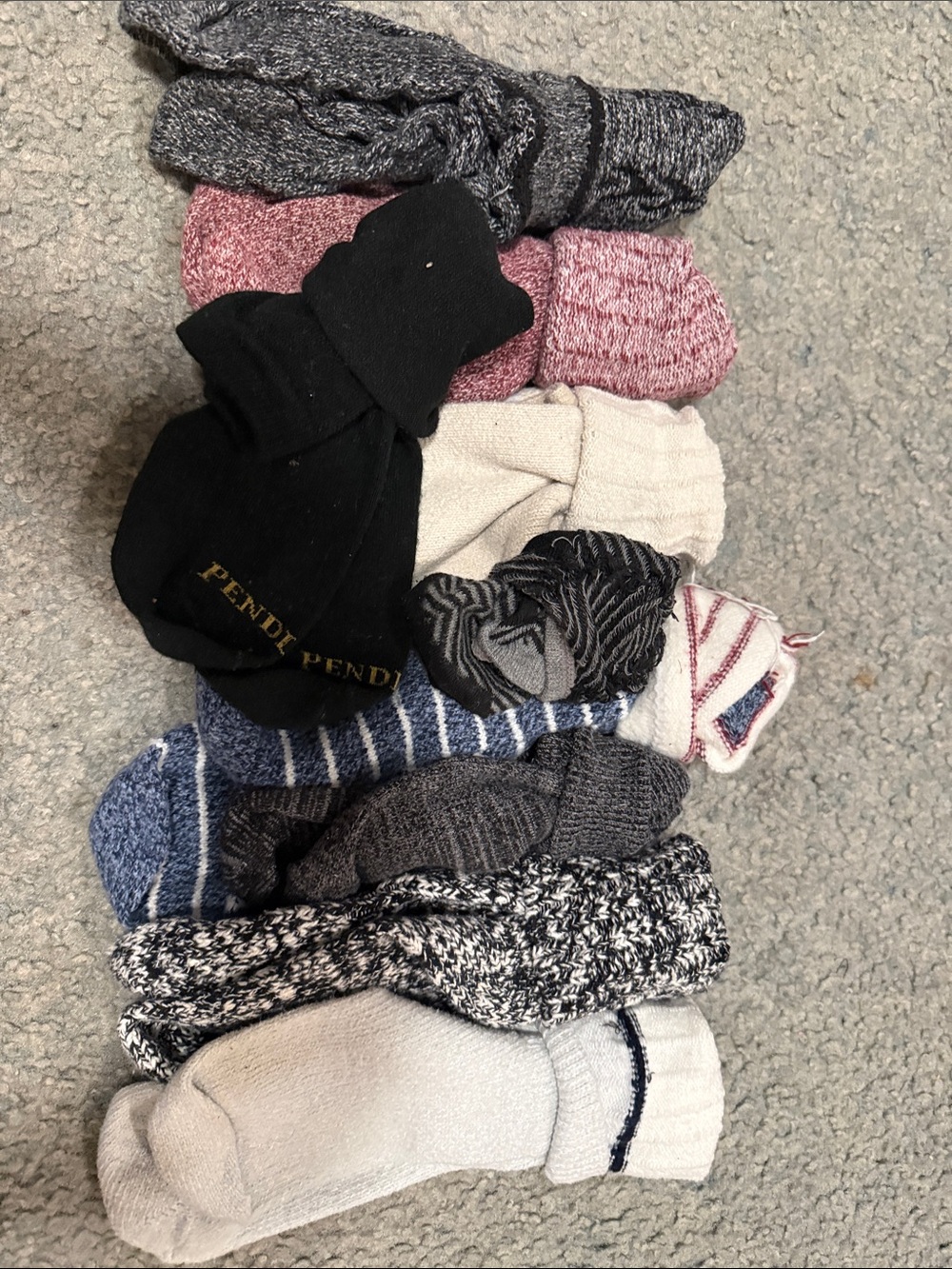 Mixed Casual No-Show and Ankle Socks – Black, Gray, Pink, Cream, Blue